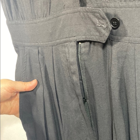 Avon Black Military Style Shirtdress - Picture 5 of 7